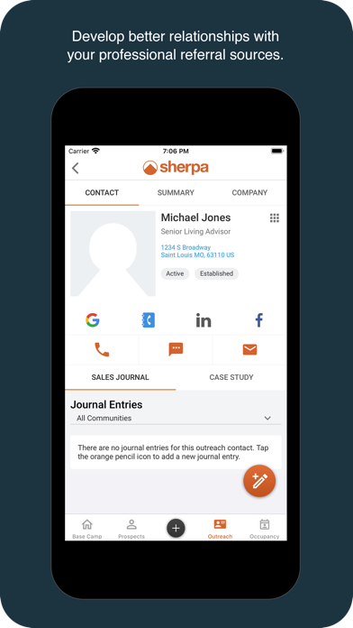Sherpa CRM for iPhone - Free App Download