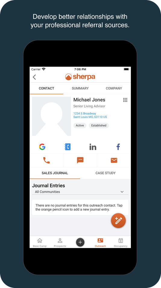 #3. Sherpa CRM (iOS) 由: ONE ON ONE SHERPA, LLC
