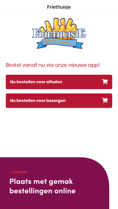 Friethuisje Screenshot