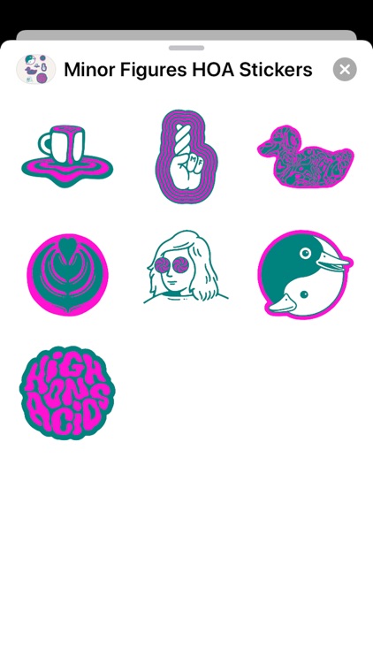 Minor Figures HOA Stickers