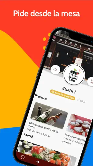 Captura de pantalla de Waitry: Restaurantes Digitales en iPhone 1