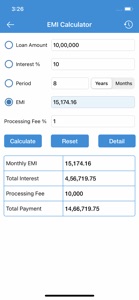 EMI Calculator : Loan Manager screenshot #1 for iPhone