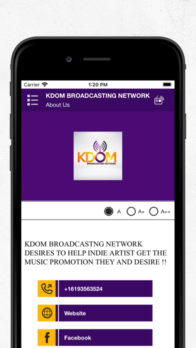 KDOM BROADCASTING NETWORK Screenshot