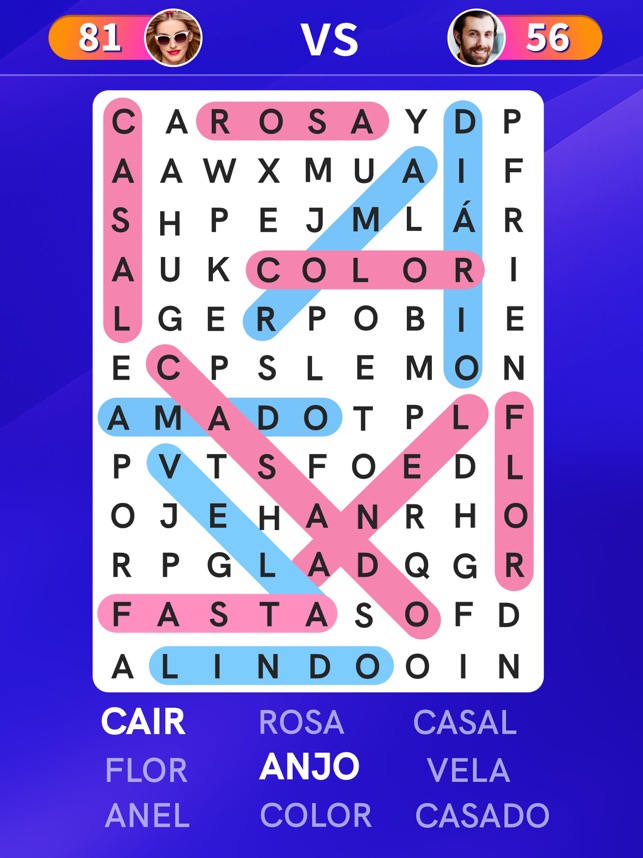 Jogos de Caça Palavras na App Store