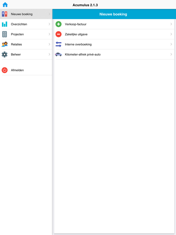 Screenshot #4 pour Acumulus