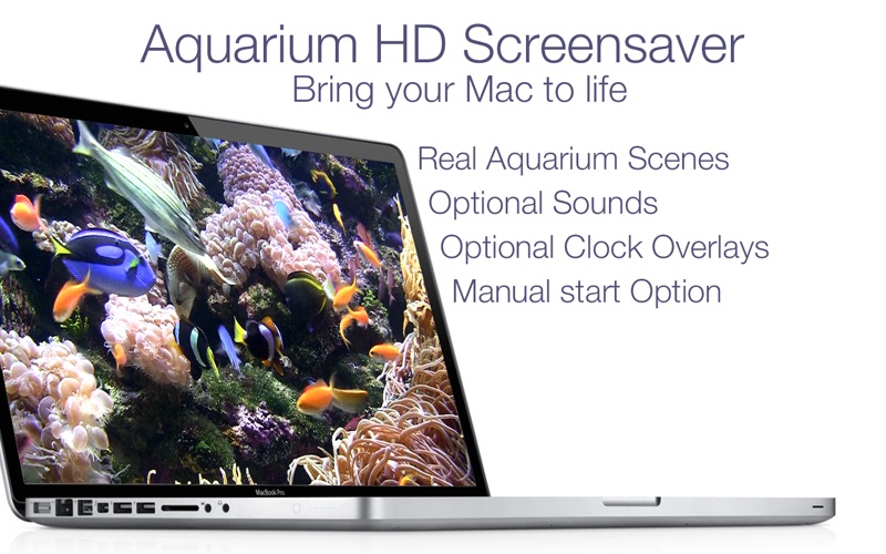aquarium live hd+ screensaver iphone screenshot 2
