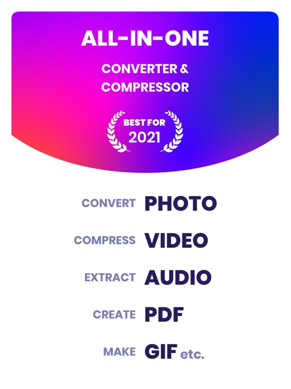 Screenshot #4 pour Media Converter PDF Gif Maker
