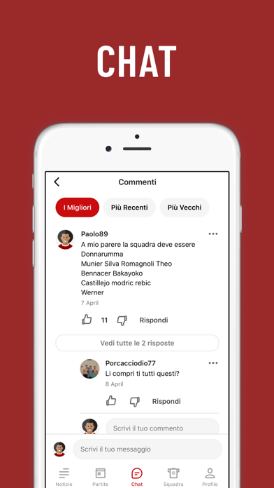 Rossoneri Live: Non ufficiale screenshot 3