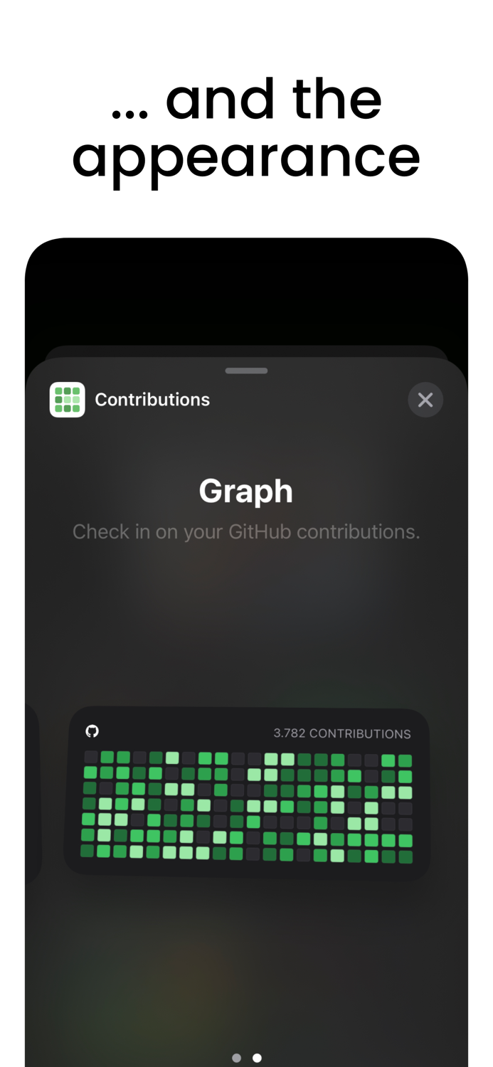 Contribution Graphs for GitHub