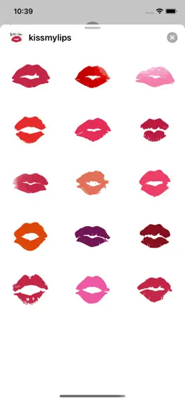 Game screenshot Kiss my lips stickers apk
