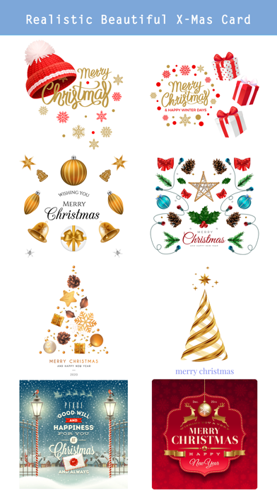 Realistic Christmas Stickers Screenshot