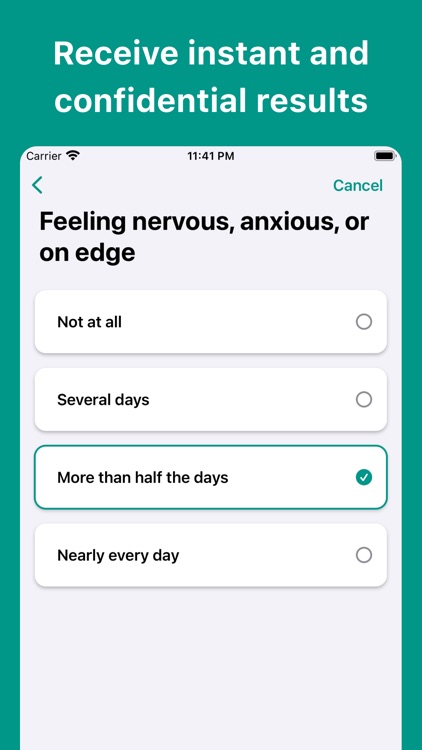 Anxiety Test⁺