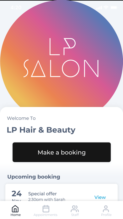 LP Salon Screenshot