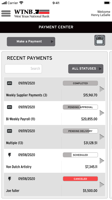 WTNB BUSINESS Screenshot