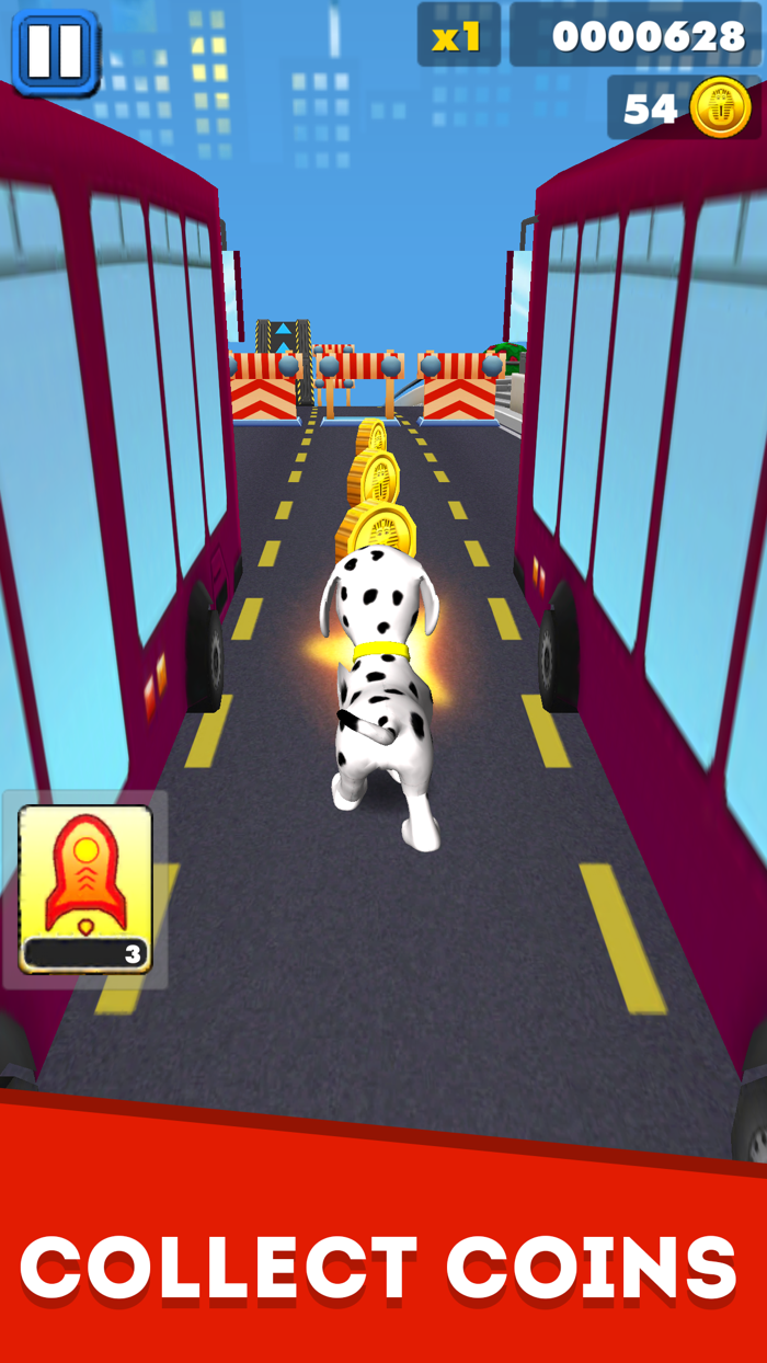 Paw Puppy Runner Dalmatian