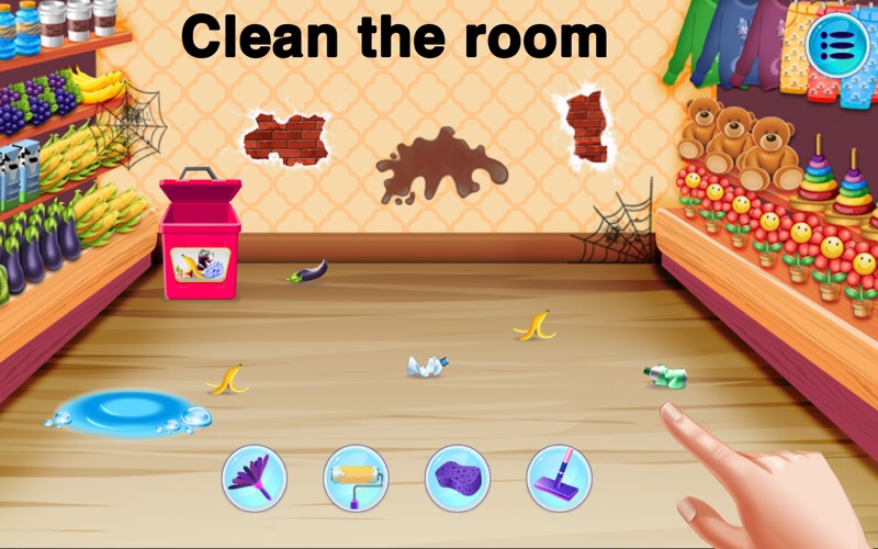 Kids Going to Shopping Game Screenshot