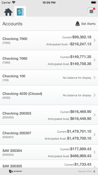 Rio Bank Business Screenshot