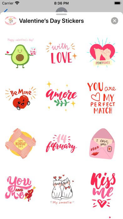 Screenshot #3 pour Valentine’s Day Stickers ⋆