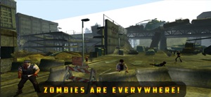 Modern zombie battle screenshot #2 for iPhone