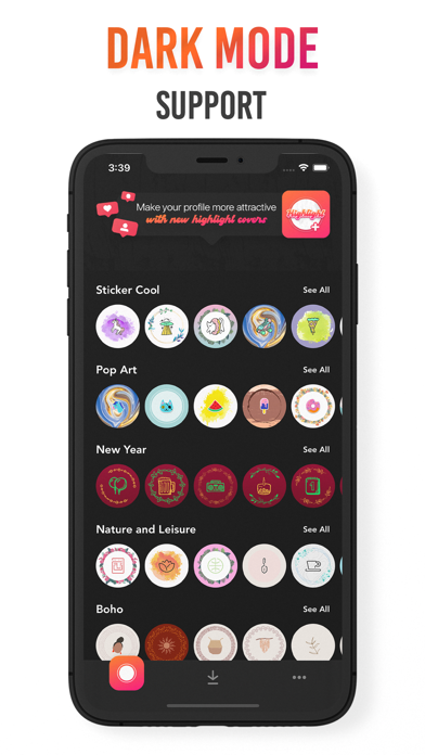Highlight Cover Maker + Icons Screenshot
