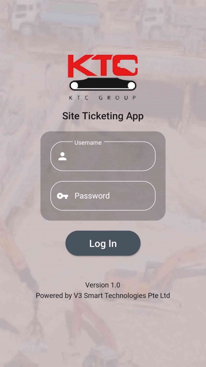 KTC Site Ticketing App