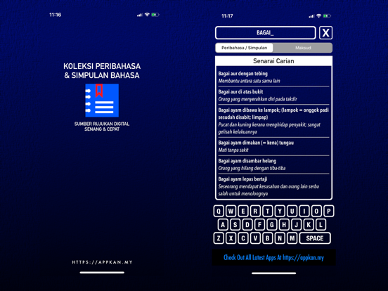 Screenshot #4 pour Peribahasa & Simpulan Bahasa