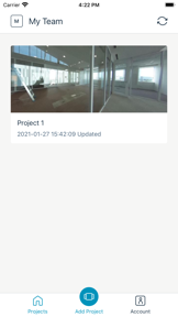 RICOH360 Projects screenshot