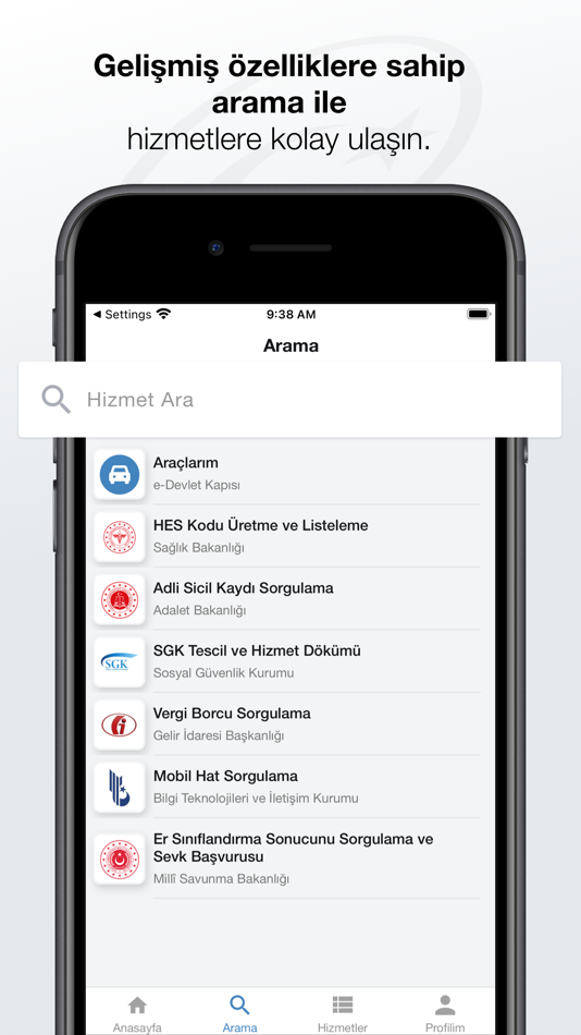 #4. e-Devlet (iOS) Podle: Turkiye Cumhuriyeti Cumhurbaskanlıgı Dijital Donusum Ofisi Baskanlıgı