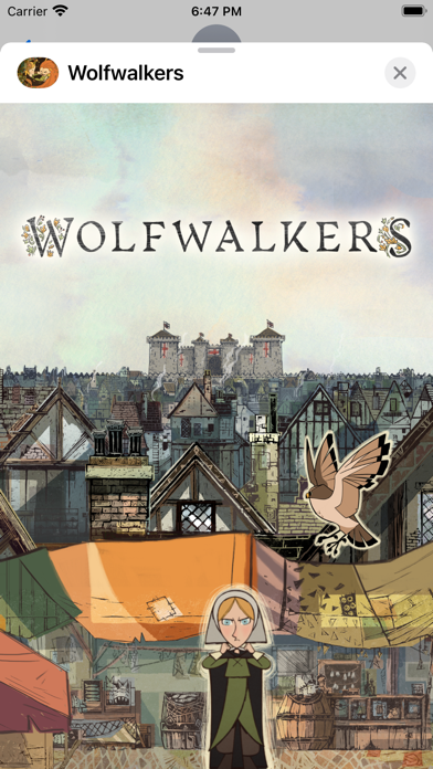 Wolfwalkers Stickers Apple TV+ Screenshot