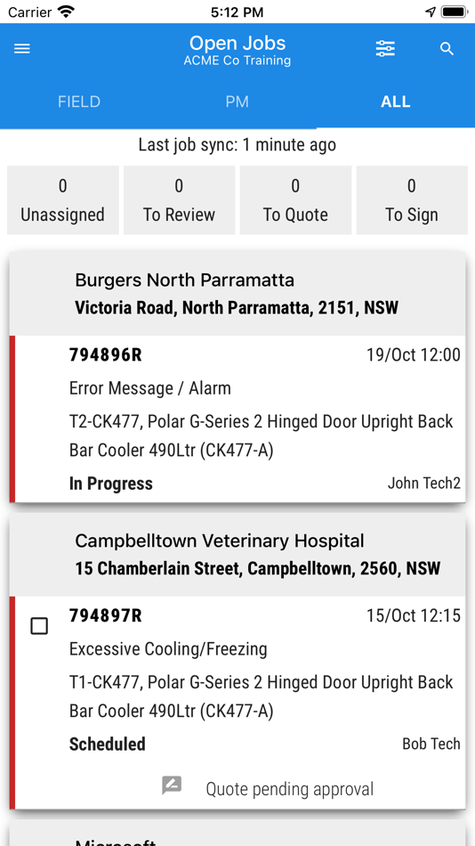 #2. Field Tech App (iOS) 由: mendr Australia