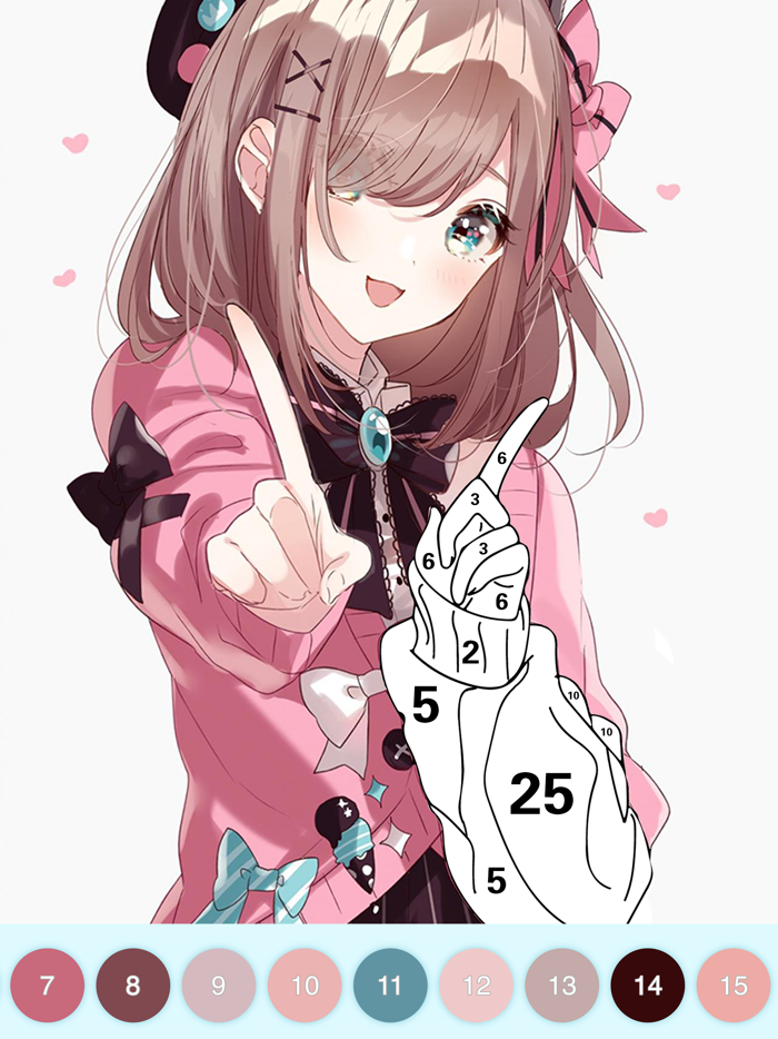 Anime Color - Paint by Number