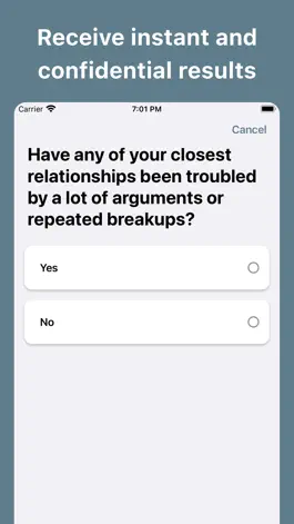 Game screenshot Borderline Personality D. Test apk