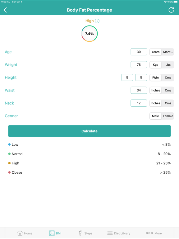 Calorie Counter - Daily Steps screenshot 2