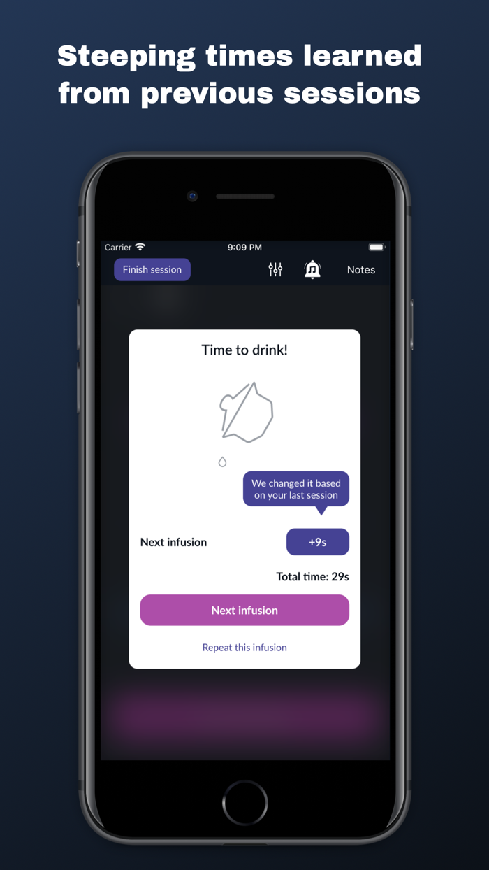 Teahead Timer and Tasting Notes