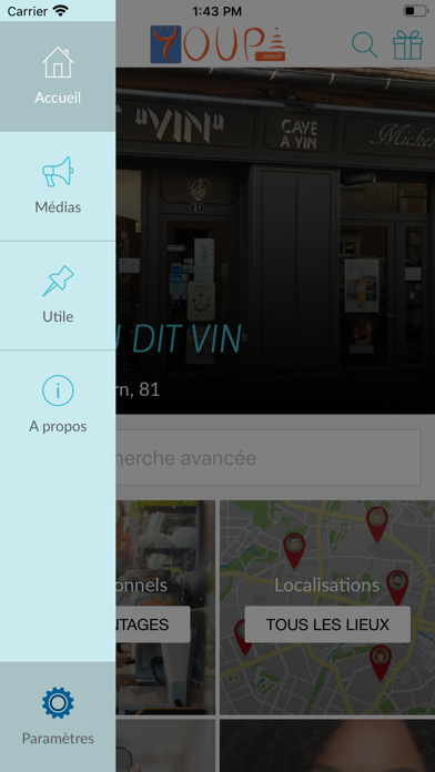 Annuaire YOUPI:Géolocalisation Screenshot