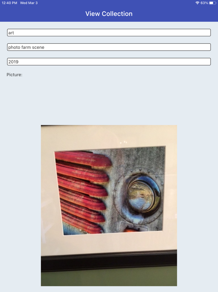 My Collections with Camera