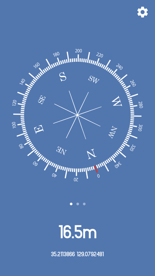 #5. Altimeter,GPS location,Compass (iOS) Podle: HUJIN SHIN