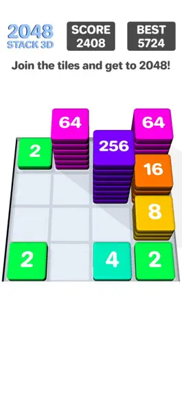 Game screenshot 2048 Stack 3D apk