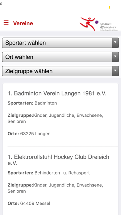 Screenshot #2 pour Sportkreis Offenbach