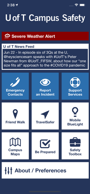 U of T Campus Safety