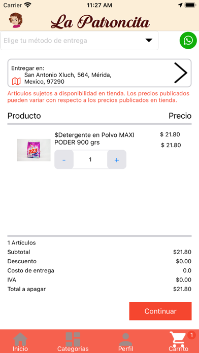La Patroncita Screenshot