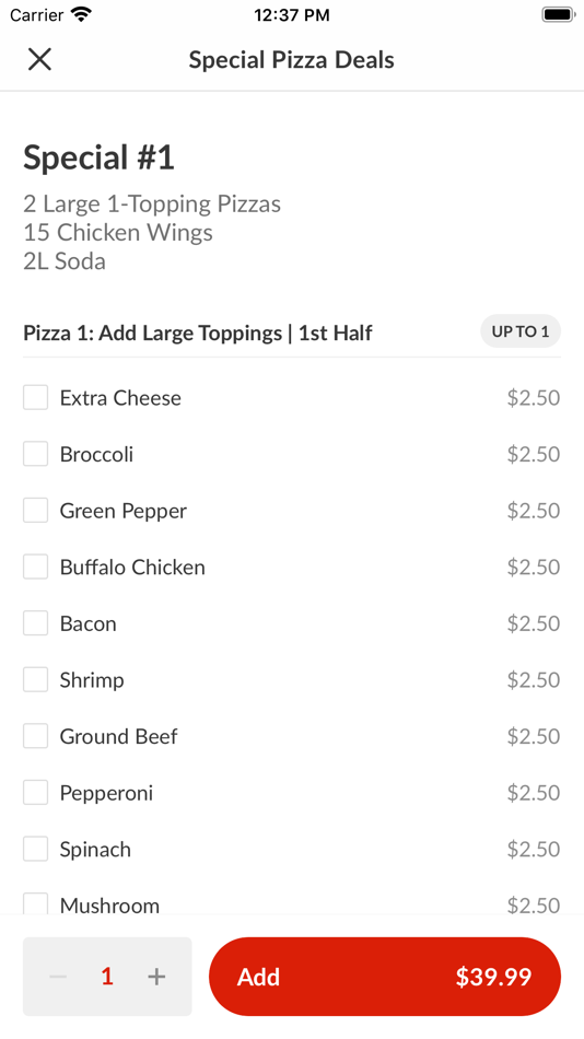 #4. Cappy's Pizza & Subs (iOS) 由: ChowNow