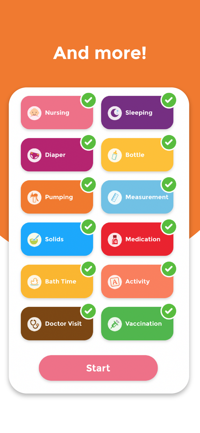 Baby Tracker - Activities Log