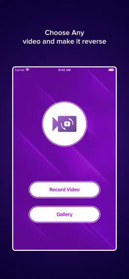 Game screenshot Video Reverse Backward Play apk