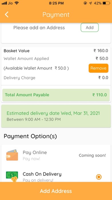 Jompoi - Online Groceries Screenshot