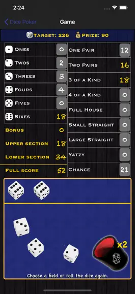 Game screenshot Dice Poker Extra apk