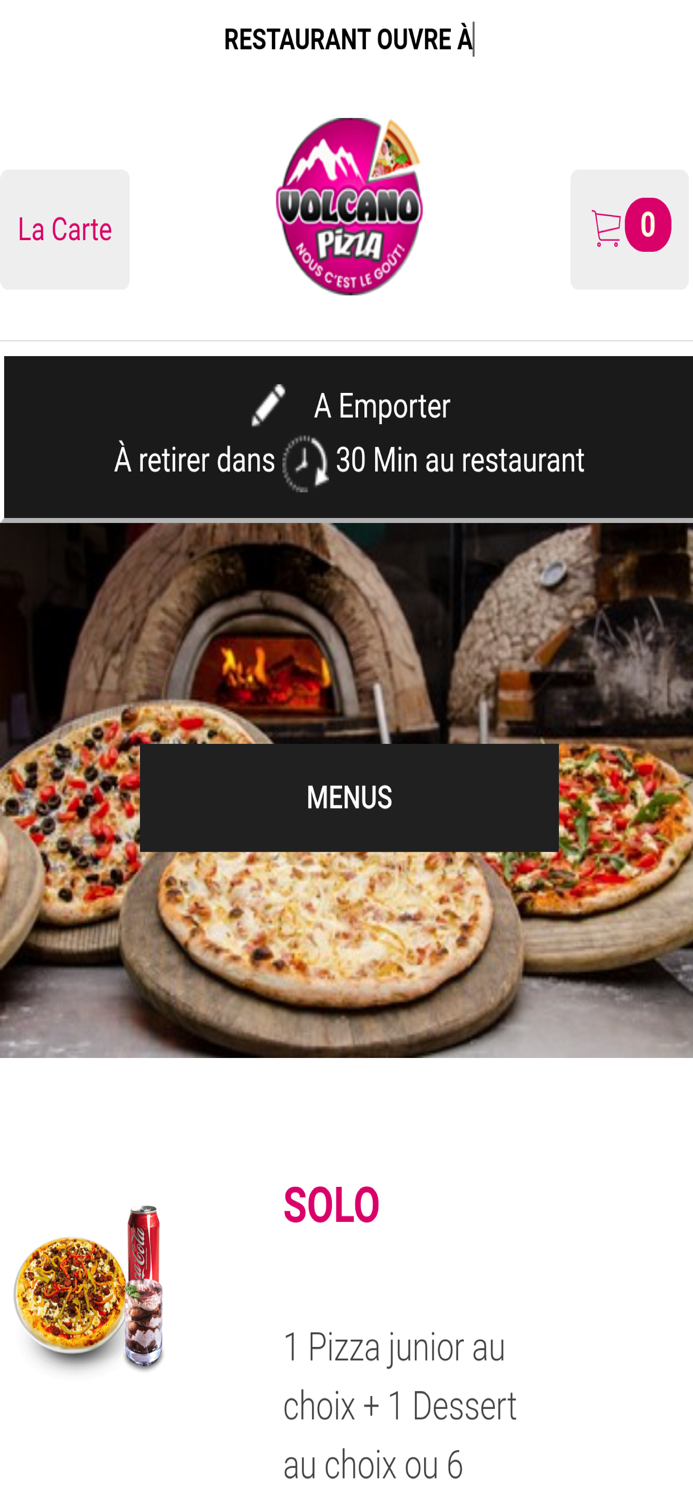 Volcano Pizza Villeneuve