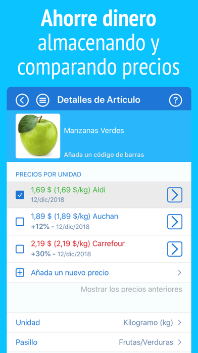 IntelliList Lista de la Compra screenshot 4