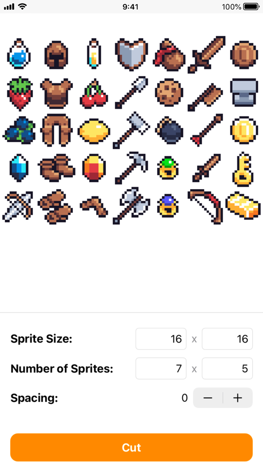 Sprite Cutter+ (macOS) 来自: 256 Arts Sprite Cutter+ (macOS) 来自: 256 Arts