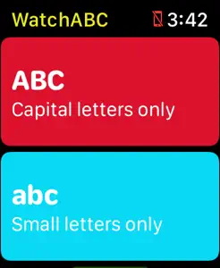 WatchABC screenshot #1 for Apple Watch